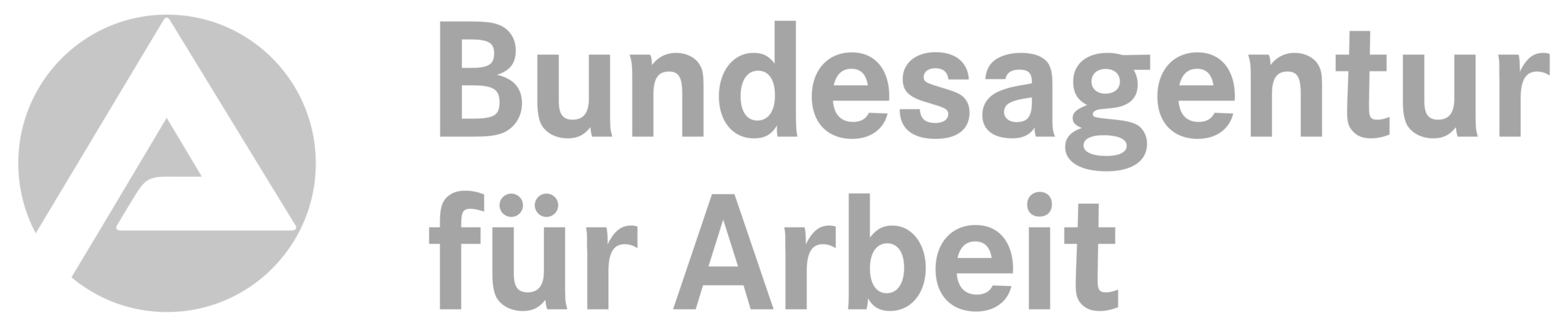 Logo der Agentur für Arbeit Deutschland zur Darstellung öffentlicher Arbeitsvermittlung und Förderprogramme